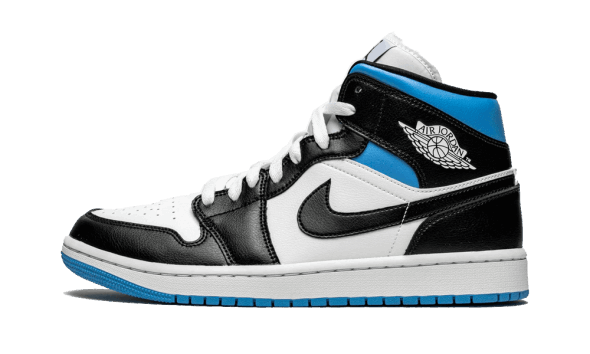 Restock Air Jordan 1 Mid Royal Musta Ja Sininen (w)