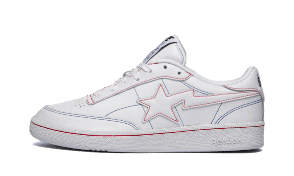 Reebok Club C 85 Bape Valkoinen Kontrastiommel